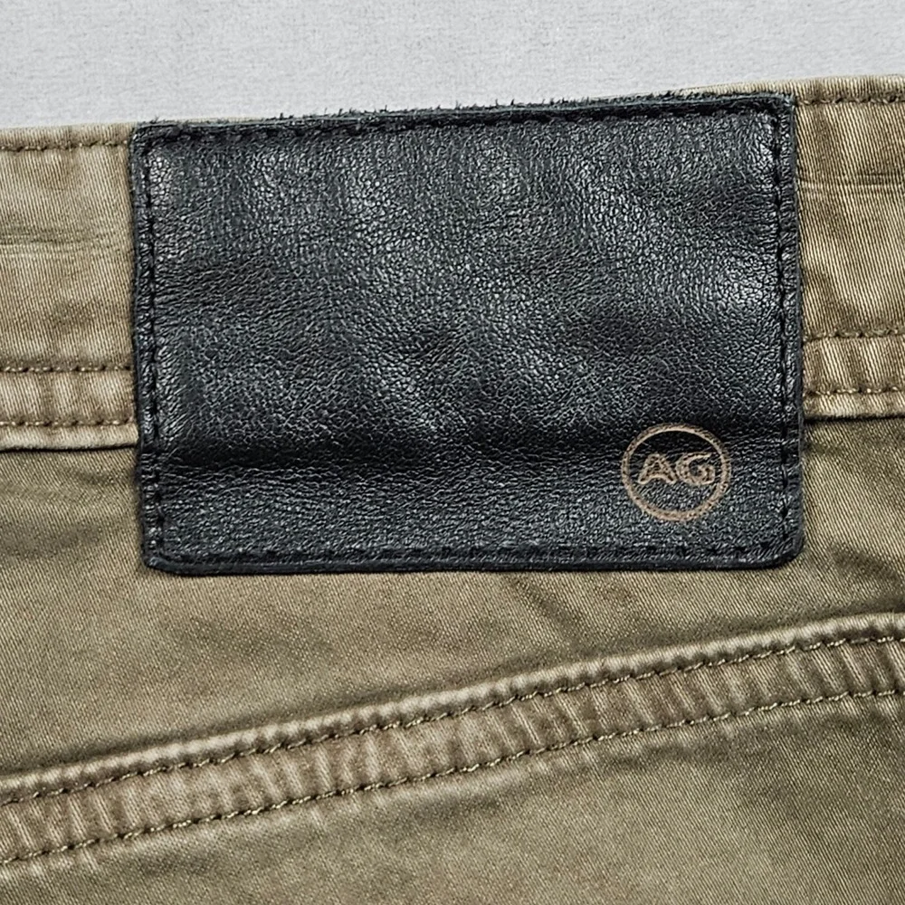 Adriano Goldschmied The Graduate Jeans Mens 38x32 Olive Tailored Leg Designer